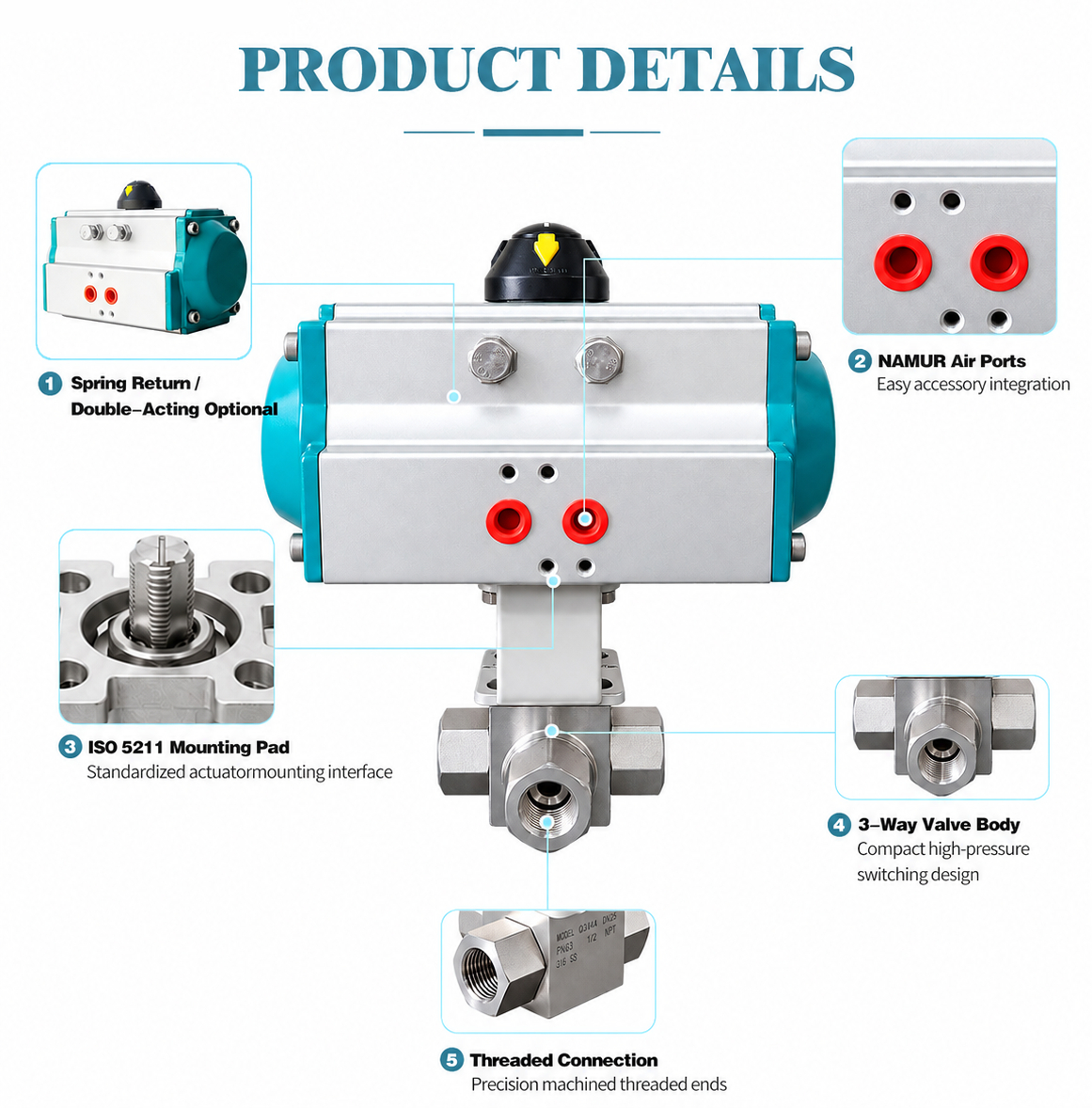 3 Way high pressure ball valve1 3 Way high pressure ball valve1