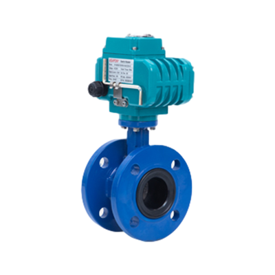Electric Double Flanged Butterfly Valve