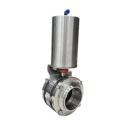 Sanitary Stainless Steel Pneumatic Butterfly Valve