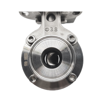 Pneumatic Sanitary Stainless Steel Butterfly Valve