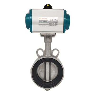 Pneumatic Stainless Steel Wafer Butterfly Valve
