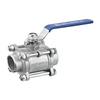 Manual 3 Pcs Weld Ball Valve