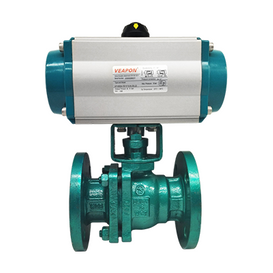 Pneumatic Fluorine-lined Ball Valve