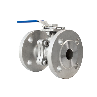 Manual Flange Ball Valve With Handle Lever