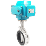 Electric stainless steel wafer butterfly valve