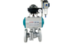 Pneumatic Carbon Steel Flanged Ball Valve with Limit Switch