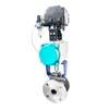 V Type Ball Valve with Pneumatic Actuator