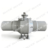 Fully Welded DBB Trunnion Ball Valve with Pipe Extensions & Gear Operation
