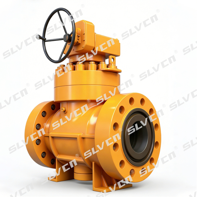 Dual-drive Operation High-Temp & High-Pressure Metal Seated Top Entry Ball Valve