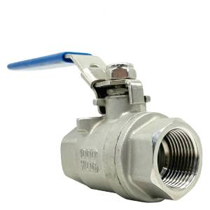 Manual 2 PC Threaded Ball Valve