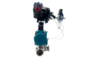 Pneumatic 3-Way Clamp Ball Valve with Positioner