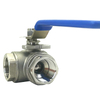 Manual 3-way Threaded Ball Valve 