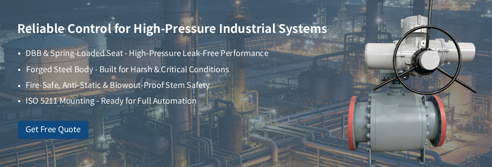 High Pressure Ball Valve Class 600 High Pressure Ball Valve