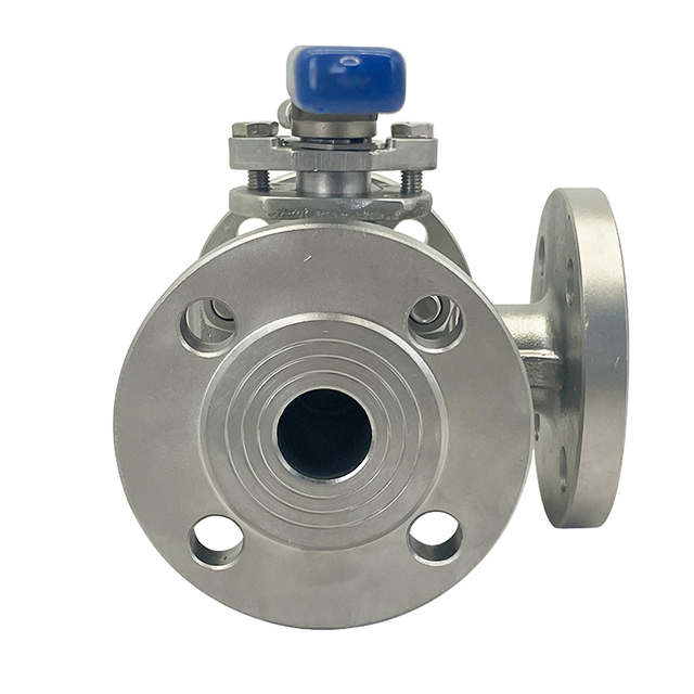  Manual 3-Way Flange Ball Valve