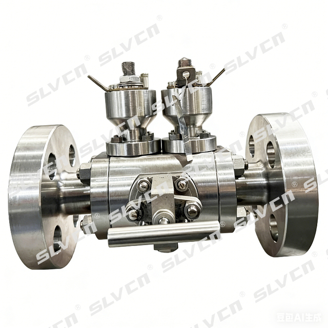 Lockable Stainless Steel Double Block & Bleed Twin Ball Valve