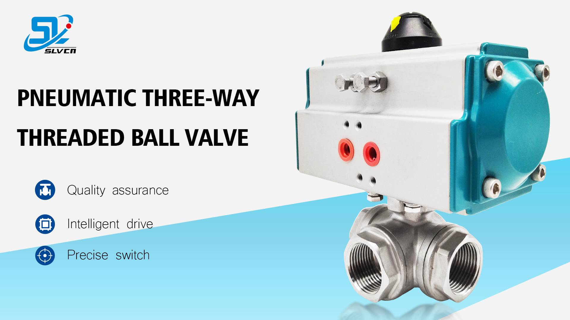 SLVCN Pneumatic Threaded Ball Valve