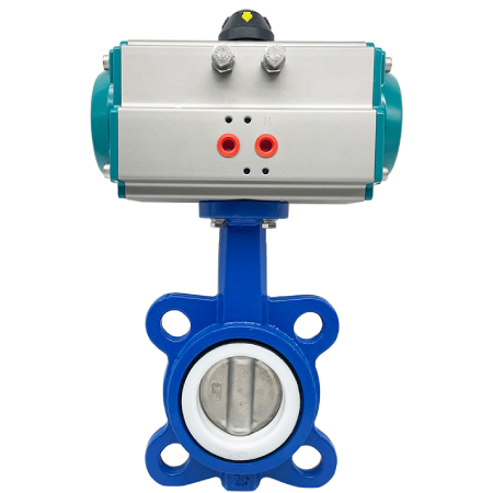 Pneumatic Lined Fluorine Butterfly Valve