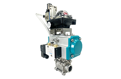 Pneumatic Butt Weld Ball Valve with Limit Switch