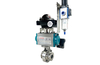 Pneumatic Clamp Butterfly Valve with Limit Switch