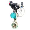 Pneumatic Metal-Seated Butterfly Valve with Positioner