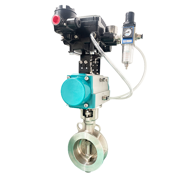 Pneumatic Metal-Seated Butterfly Valve with Positioner