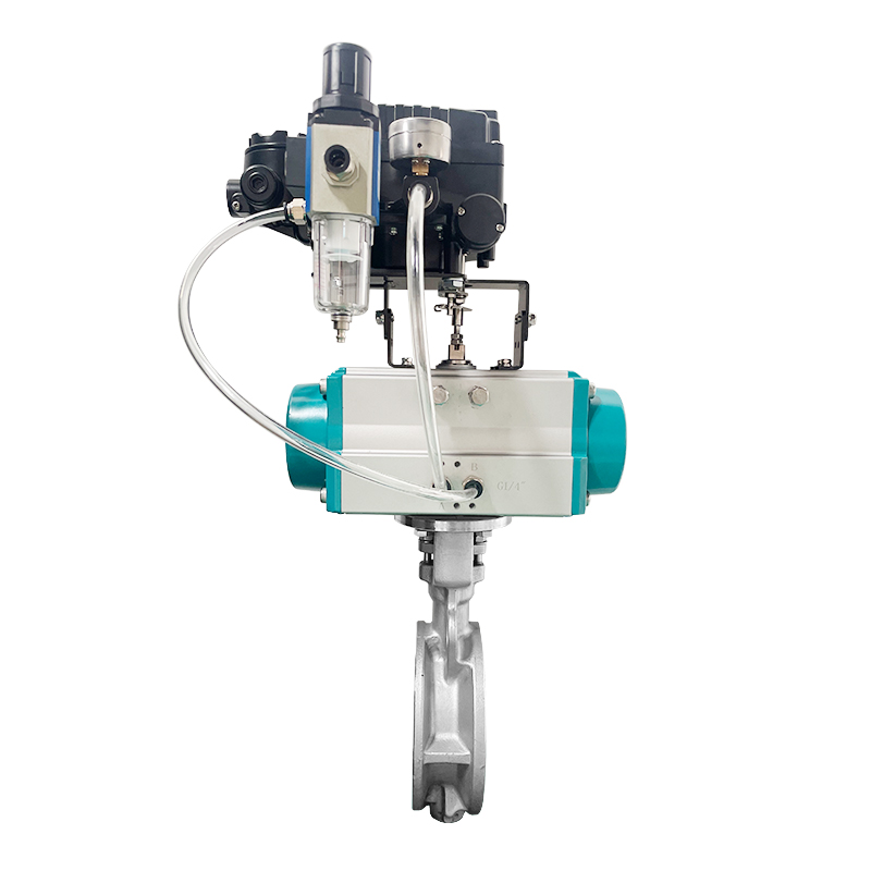 Pneumatic Metal-Seated Butterfly Valve with Positioner