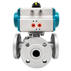 Pneumatic Flanged Ball Valve