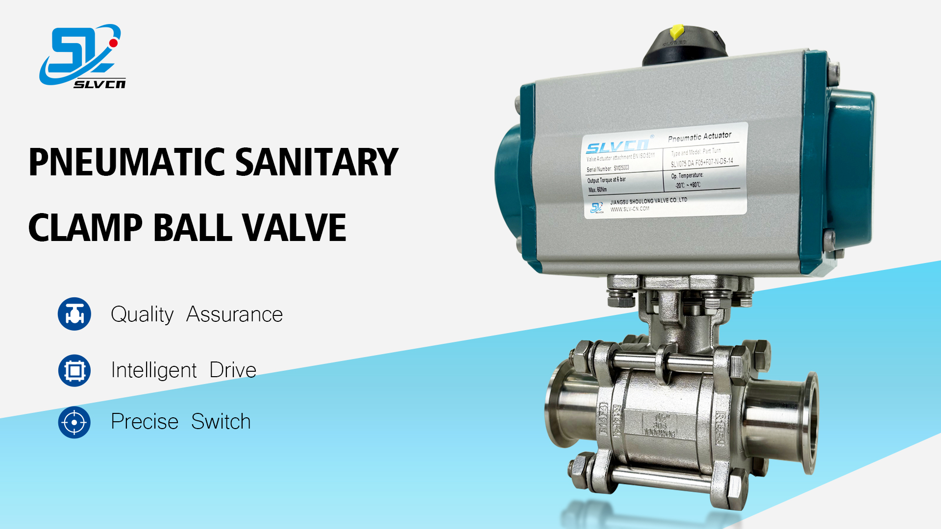 Pneumatic Sanitary Clamp Ball Valve