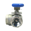 Manual 3-way Threaded Ball Valve 