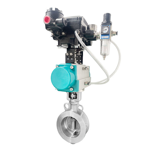 Pneumatic Metal-Seated Butterfly Valve with Positioner