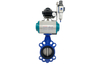 Pneumatic Wafer Butterfly Valve with Limit Switch