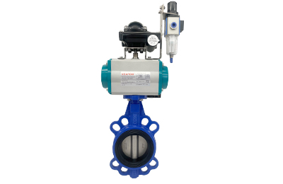 Pneumatic Wafer Butterfly Valve With Limit Switch From China