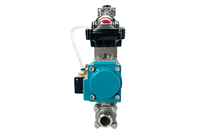 Pneumatic Butt Weld Ball Valve with Limit Switch