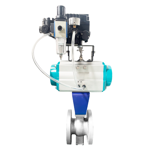 V-Type Ball Valve with Positioner