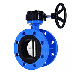 gearbox operated butterfly valve
