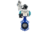 Pneumatic Wafer Butterfly Valve with Limit Switch