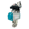 Pneumatic High-Pressure Ball Valve with Limit Switch