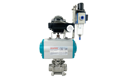 Pneumatic Butt Weld Ball Valve with Limit Switch