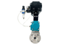 Pneumatic Carbon Steel Flanged Ball Valve with Positioner