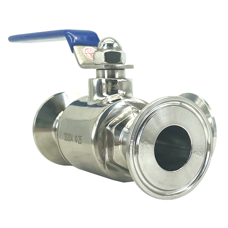 Manual 3-way Sanitary Clamp Ball Valve 