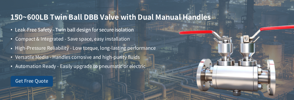 Manual Double DBB Ball Valve