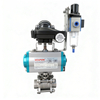 Pneumatic Threaded Ball Valve with Limit Switch