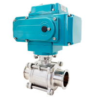 Electric Sanitary Clamp Ball Valve