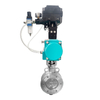 Pneumatic Metal-Seated Butterfly Valve with Positioner