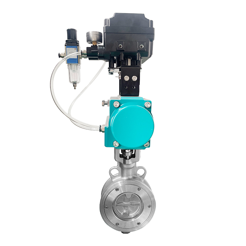 Pneumatic Metal-Seated Butterfly Valve with Positioner
