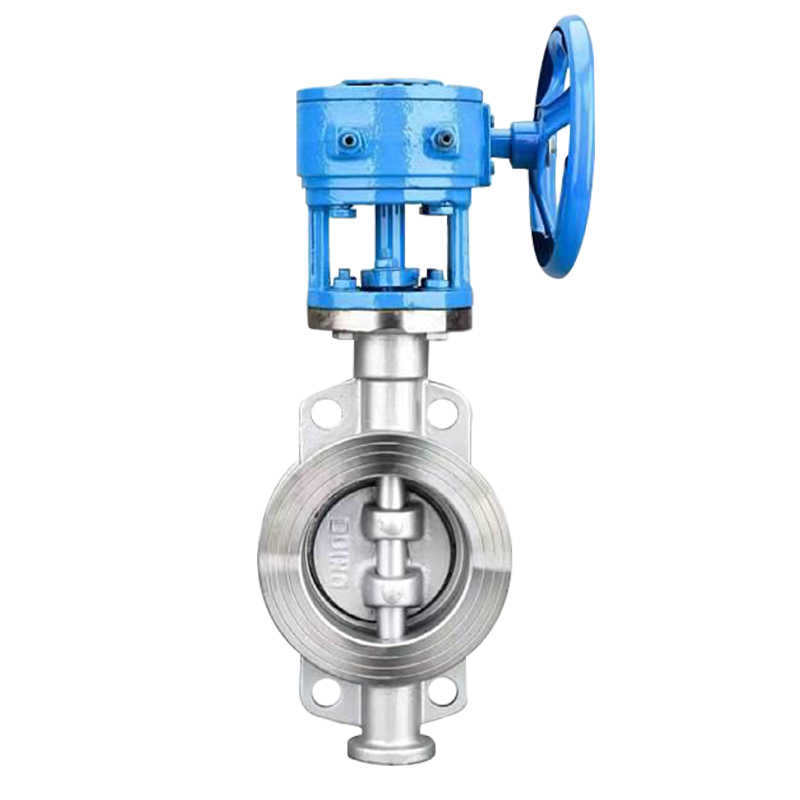 worm gear type butterfly valve