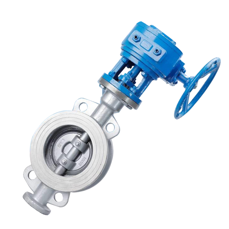 butterfly valve with worm gear