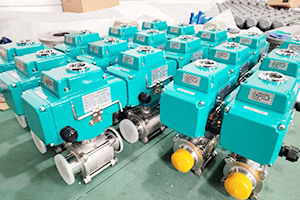 Electric Sanitary Clamp Ball Valve