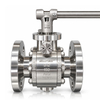 Forged Trunnion Mounted Ball Valve with Reduced Bore and Lockable Handle