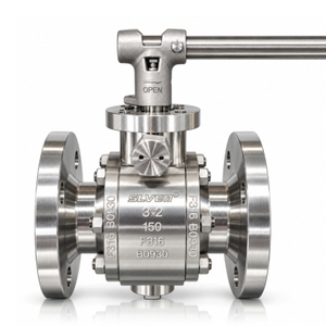 Forged Trunnion Mounted Ball Valve with Reduced Bore and Lockable Handle